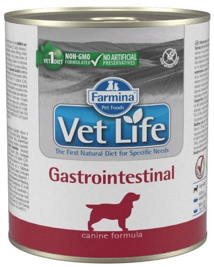 Farmina Vet Life Dog Gastro-Intestinal конс д/собак, при заболеваниях ЖКТ, 300г 