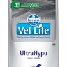 Farmina Vet Life Dog Ultrahypo корм д/собак, при аллергии, гидролизат белка, белая рыба/рис, 2кг 