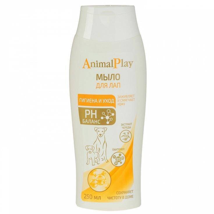 Жидкое мыло "Animal Play" для лап, с экстрактом череды, 250мл 