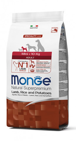 Monge Dog Speciality Mini корм д/взр.соб. мелких пород ягненок,рис,картофель 2,5кг 