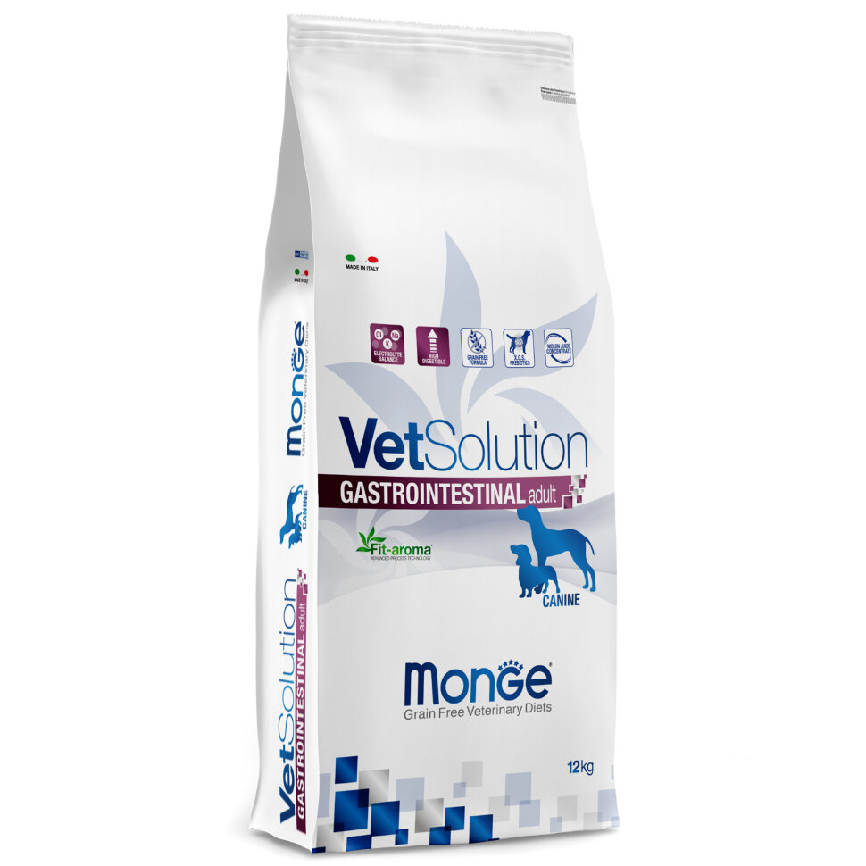 Monge VetSolution Dog Gastrointestinal диета д/собак 12кг 