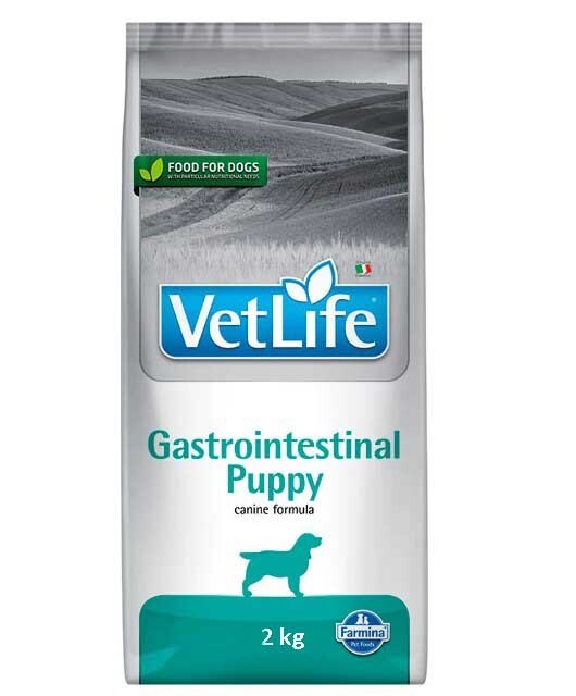 Farmina Vet Life Dog Gastro-Intestinal Puppy корм д/щенков, с проблемами ЖКТ, 2кг 