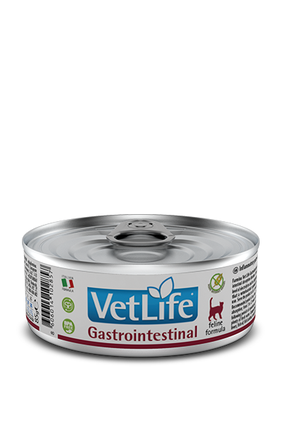 Farmina Vet Life Cat Gastro-Intestinal конс д/кошек, при заболеваниях ЖКТ, 85г 