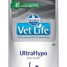 Farmina Vet Life Cat Ultrahypo корм д/кошек, при аллергии, гидролизат белка, 400г 