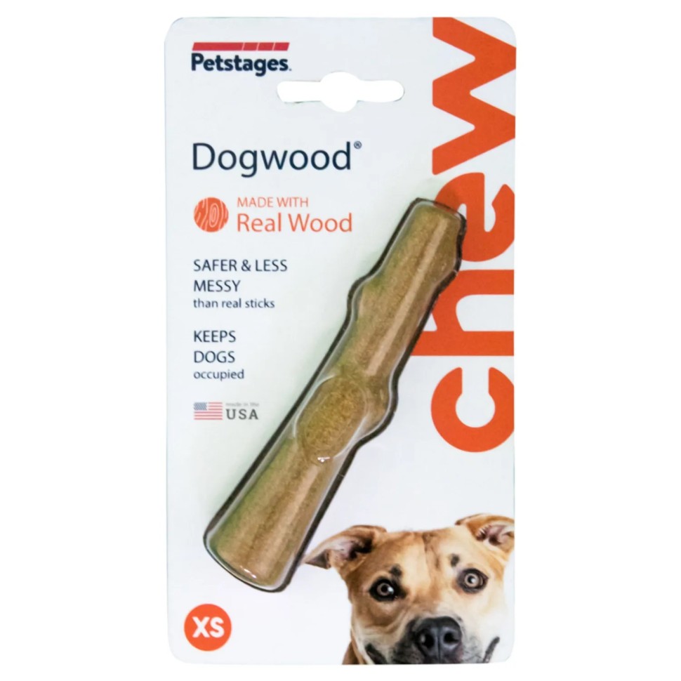 Petstages игр д/собак Dogwood палочка деревянная 10см 