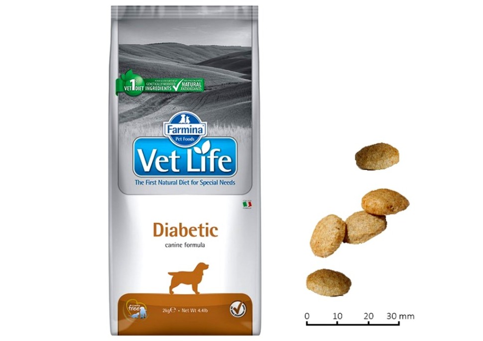 Farmina Vet Life Dog Diabetic корм д/собак, при диабете, 2кг 