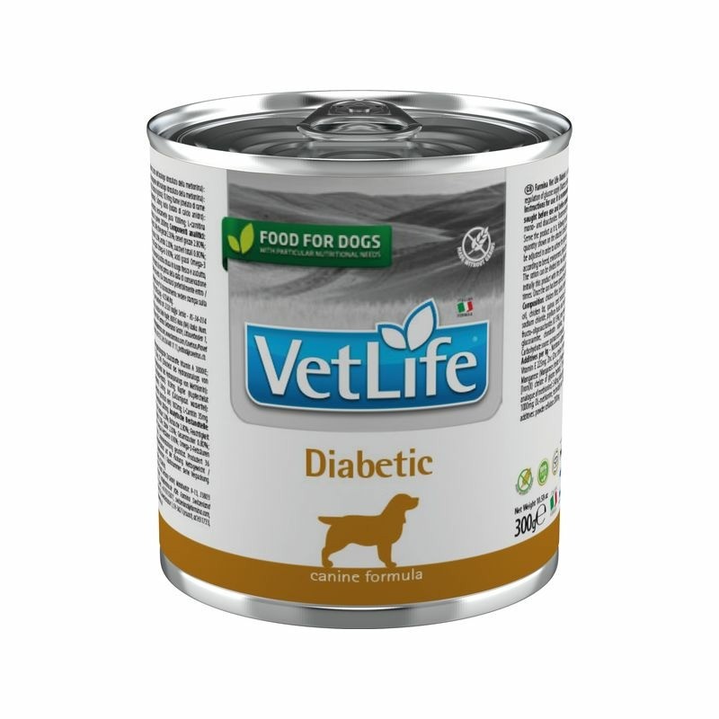 Farmina Vet Life Dog Diabetic конс д/собак, при диабете, 300г 