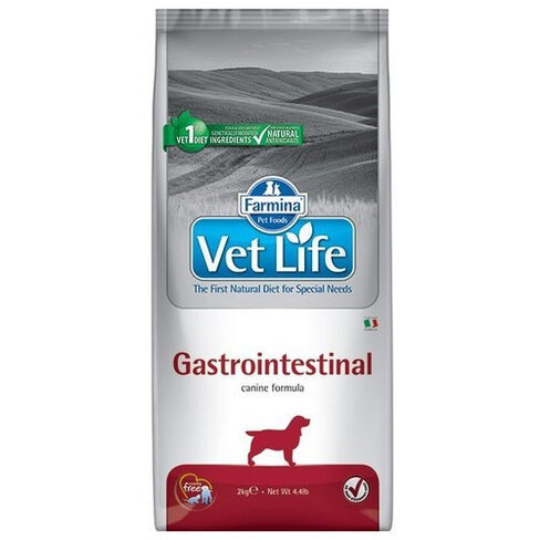Farmina Vet Life Dog Gastro-Intestinal корм д/собак, с проблемами ЖКТ, 2кг 